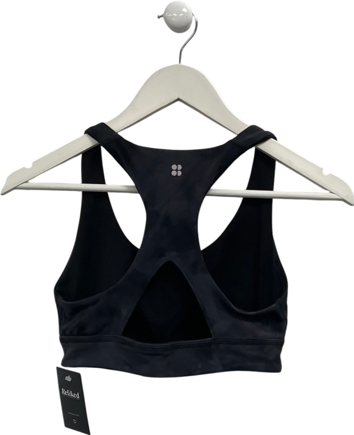 Sweaty Betty Black Power Medium Support Sports Bra UK S