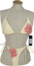 Motelrocks Yellow Pami Bikini Set UK S/M
