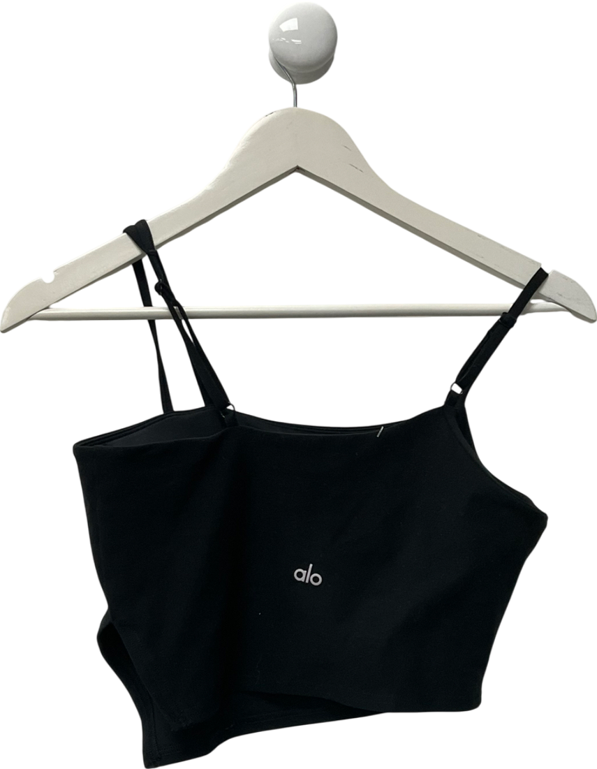 alo yoga Black All Night Tank UK XS