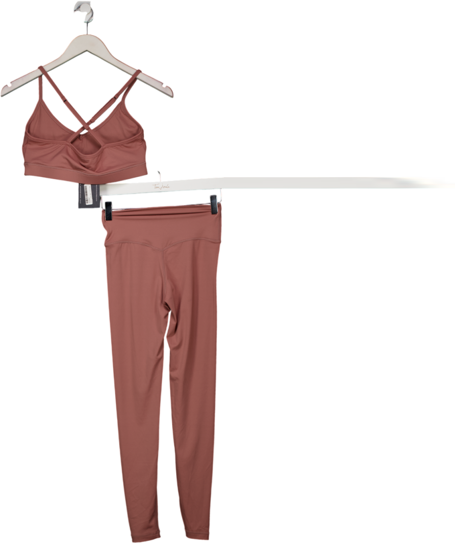 Another Version Nude Second Skin Leggings And Basic Bra Set UK S/M