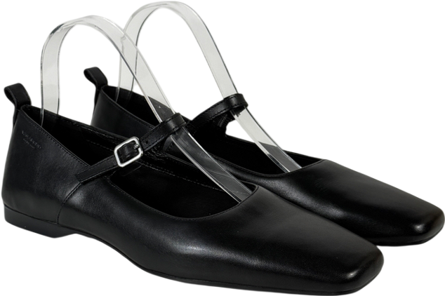 Vagabond Black Delia Ballet Flats UK 5 EU 38