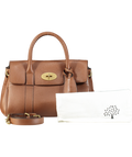 Mulberry Brown Bayswater Natural Vegetable Tanned Leather Satchel, Oak