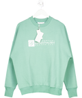 Nicki studios Green Conceptual Logo Crewneck Sweater UK XS