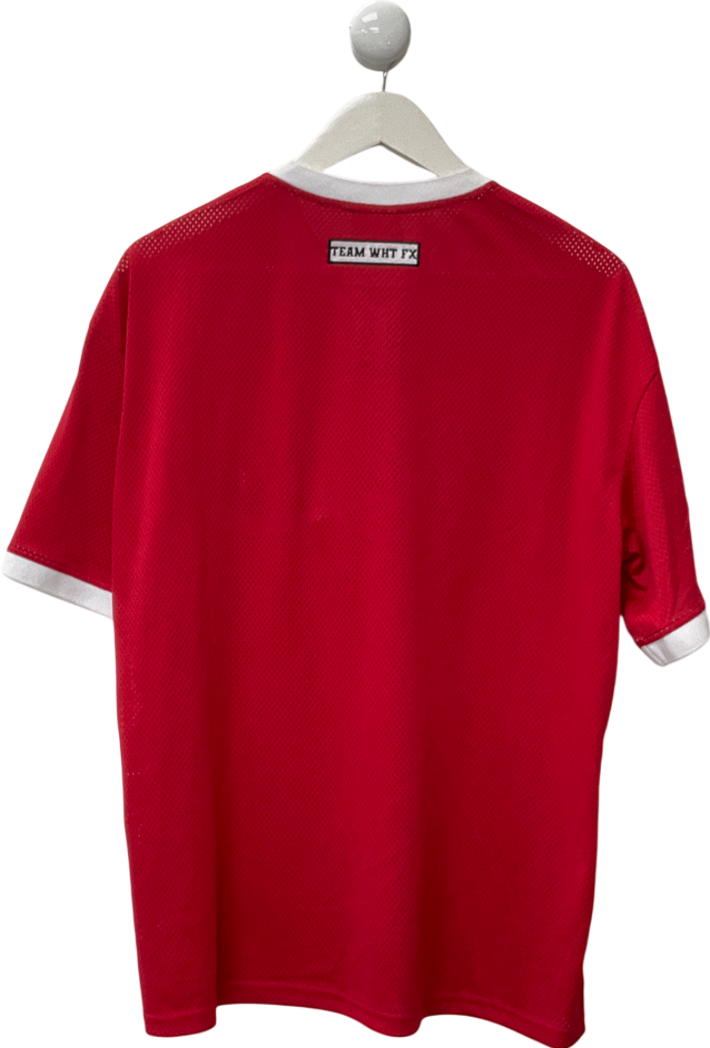 White Fox Red Hit A Home Run Oversized Jersey UK S/M