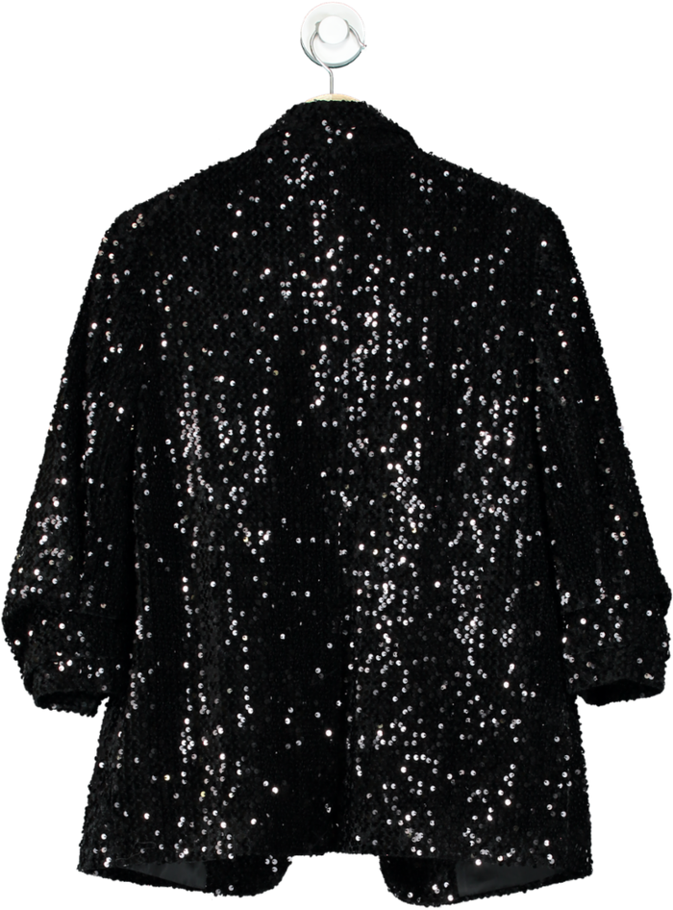 Friends like these x Millie Mackintosh Black Sequin Jacket UK 8