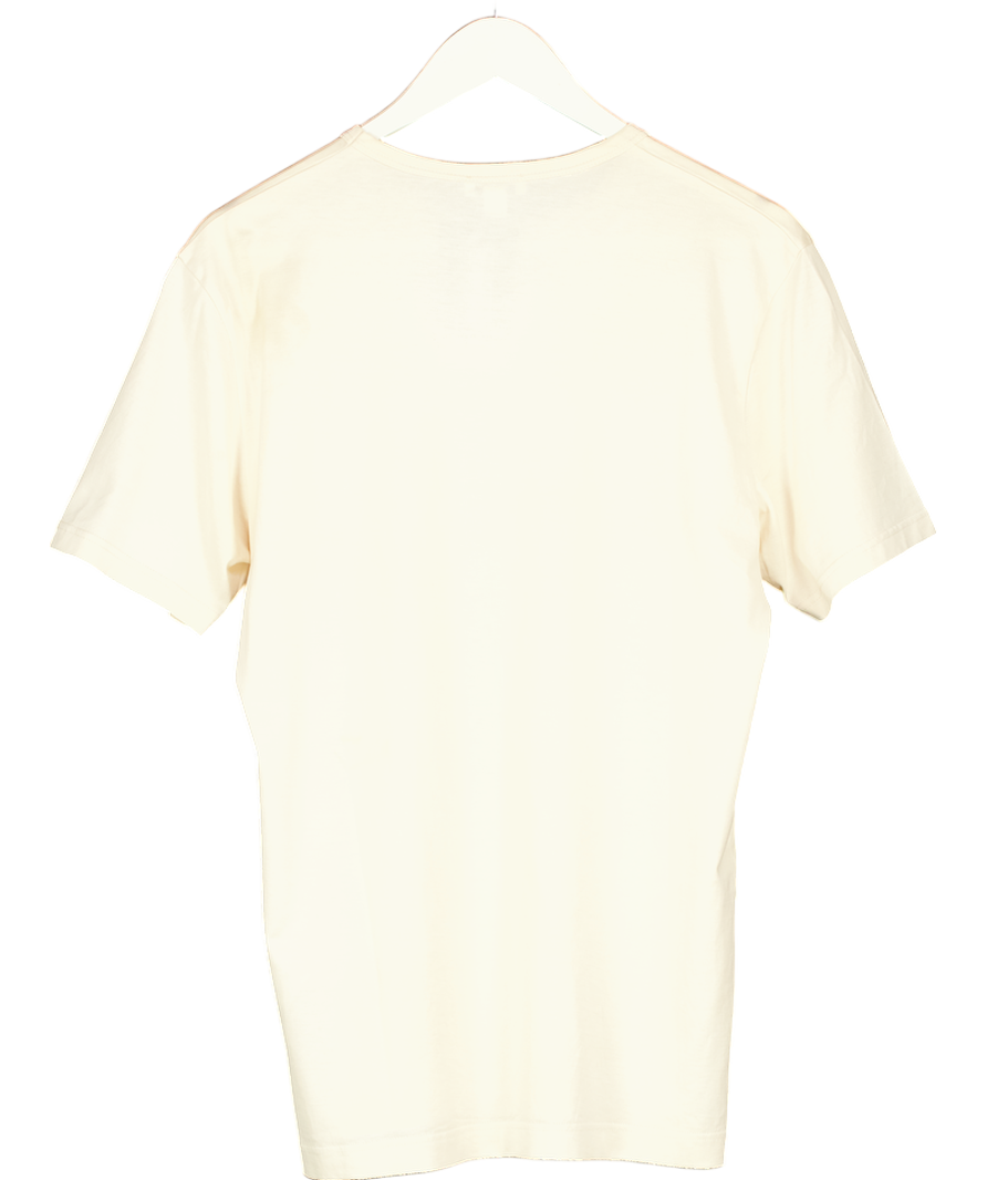 Sunspel Cream Classic T-shirt UK M