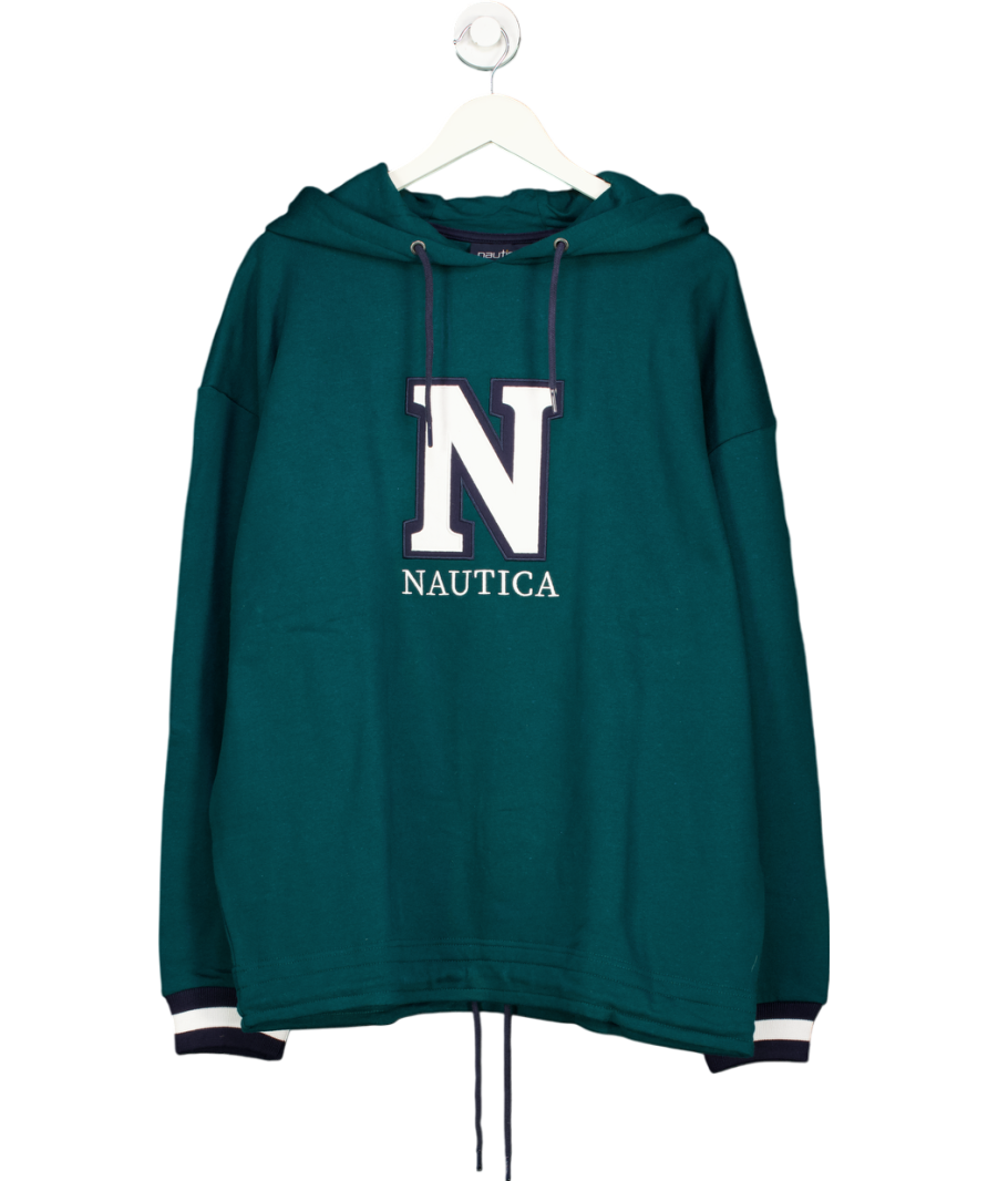 Nautica Green Snyder Oversize Hoody UK L