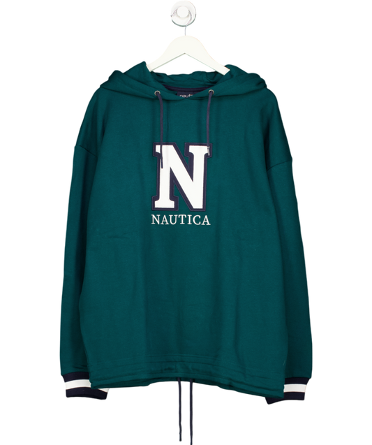 Nautica Green Snyder Oversize Hoody UK L