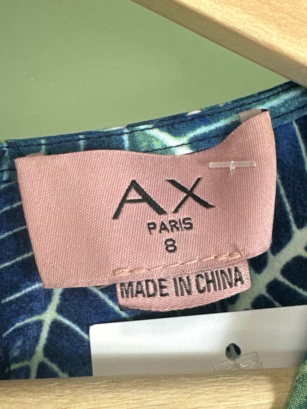 AX Paris Green Leaf Print Maxi Dress UK 8