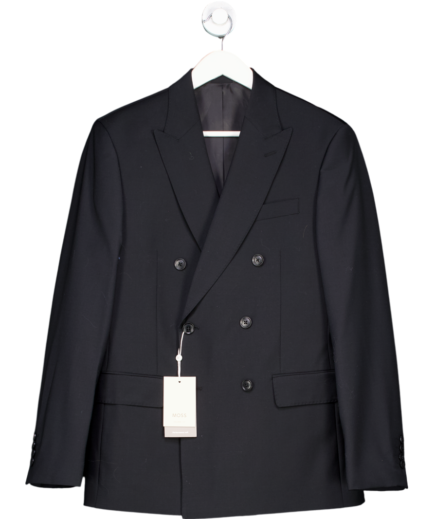 moss Tailored Fit Black Performance Suit UK 38" CHEST