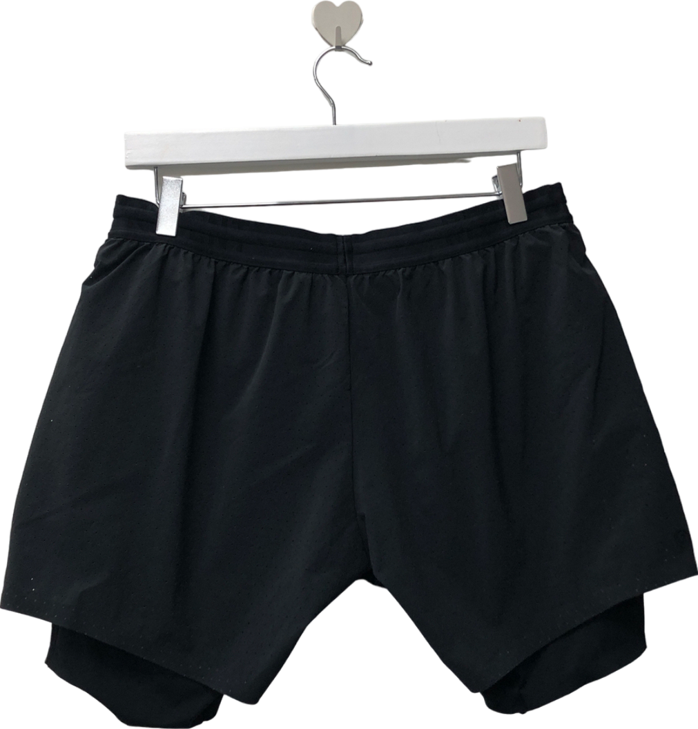 Represent Two In One Black Shorts UK L