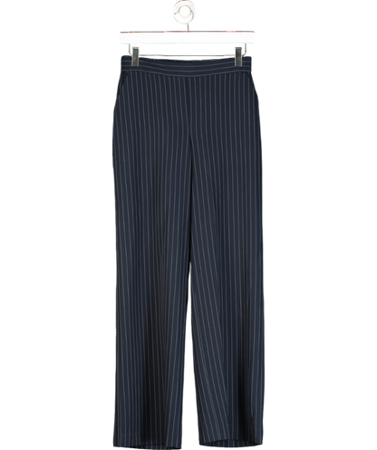 Helene Berman Blue Pinstriped Stretch Waistband Trouser UK S