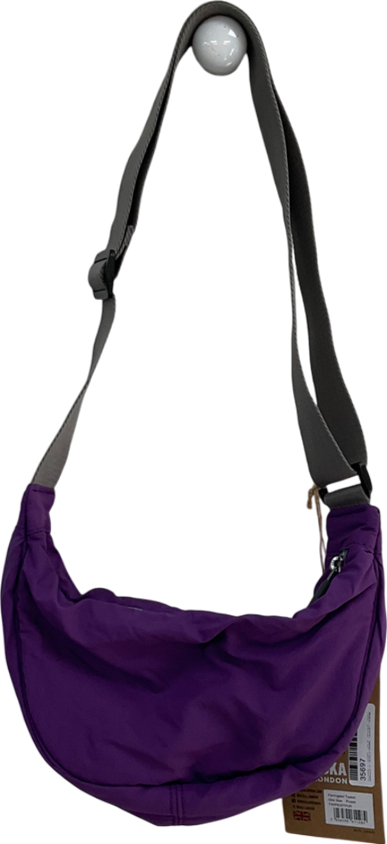 Roku Purple Farringdon Skyway Recycled Taslon Bag