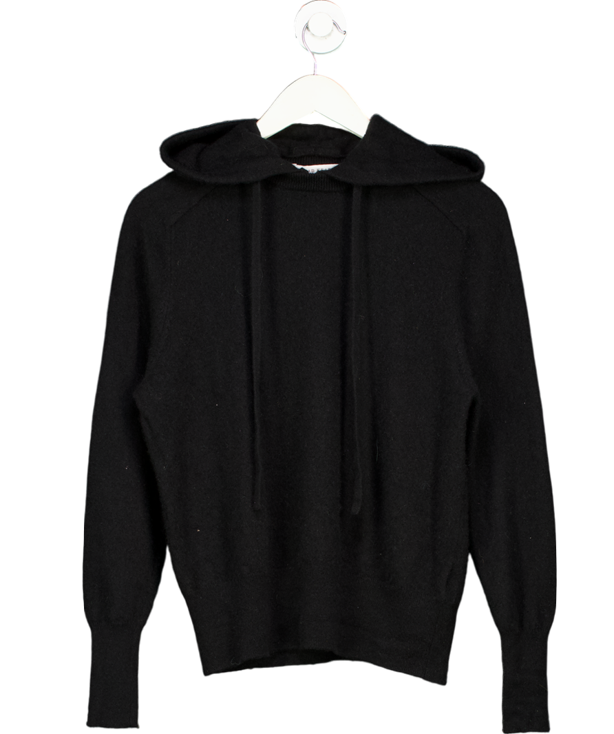 Sinead Keary Black "the Julie" - Cashmere Hoodie (detachable Hood) UK XS