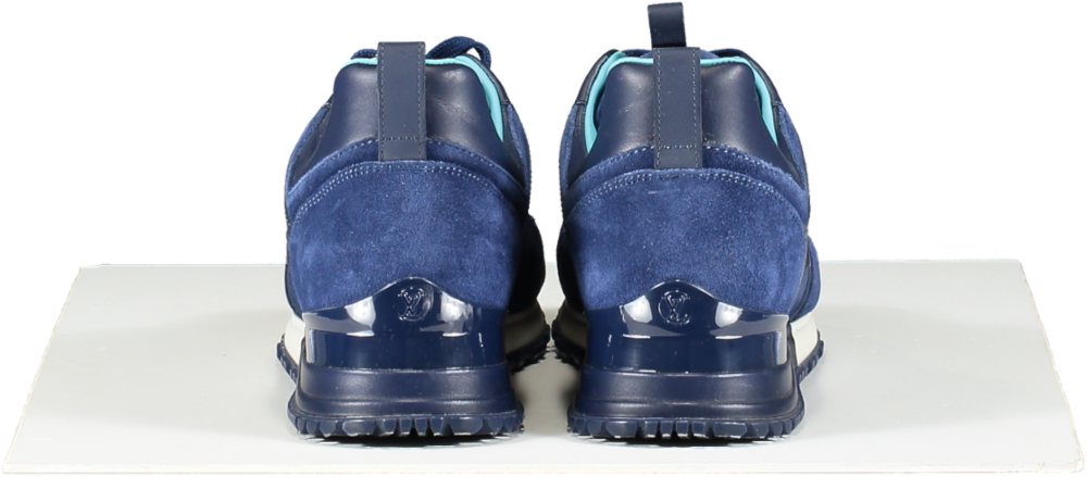Louis Vuitton Blue Suede Run Away Trainers UK 2.5 EU 35.5 👠
