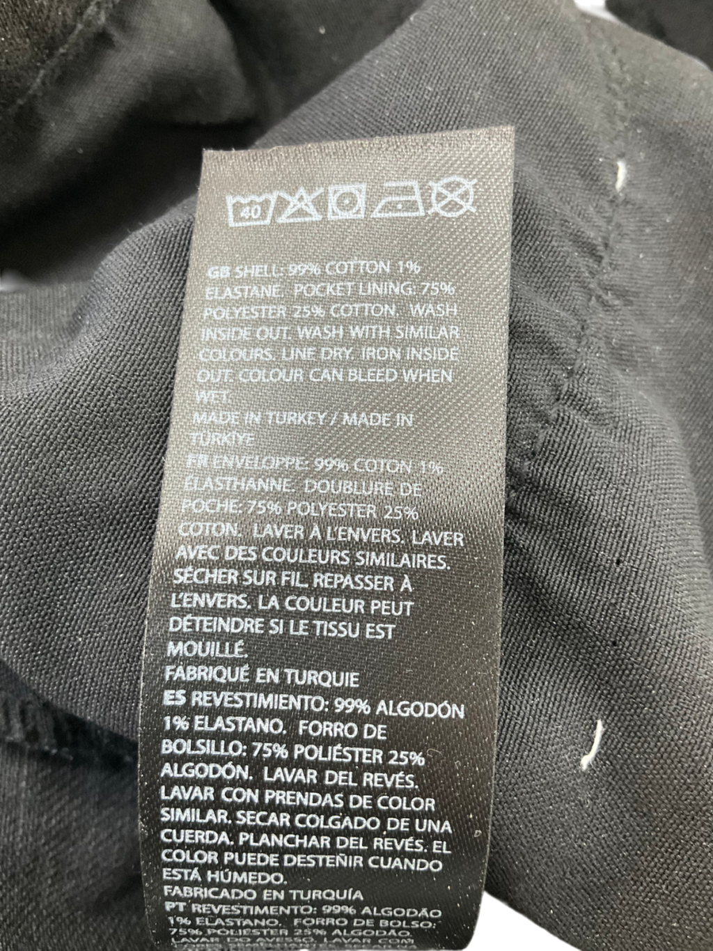 NA-KD Black Wide Leg Jeans UK 8