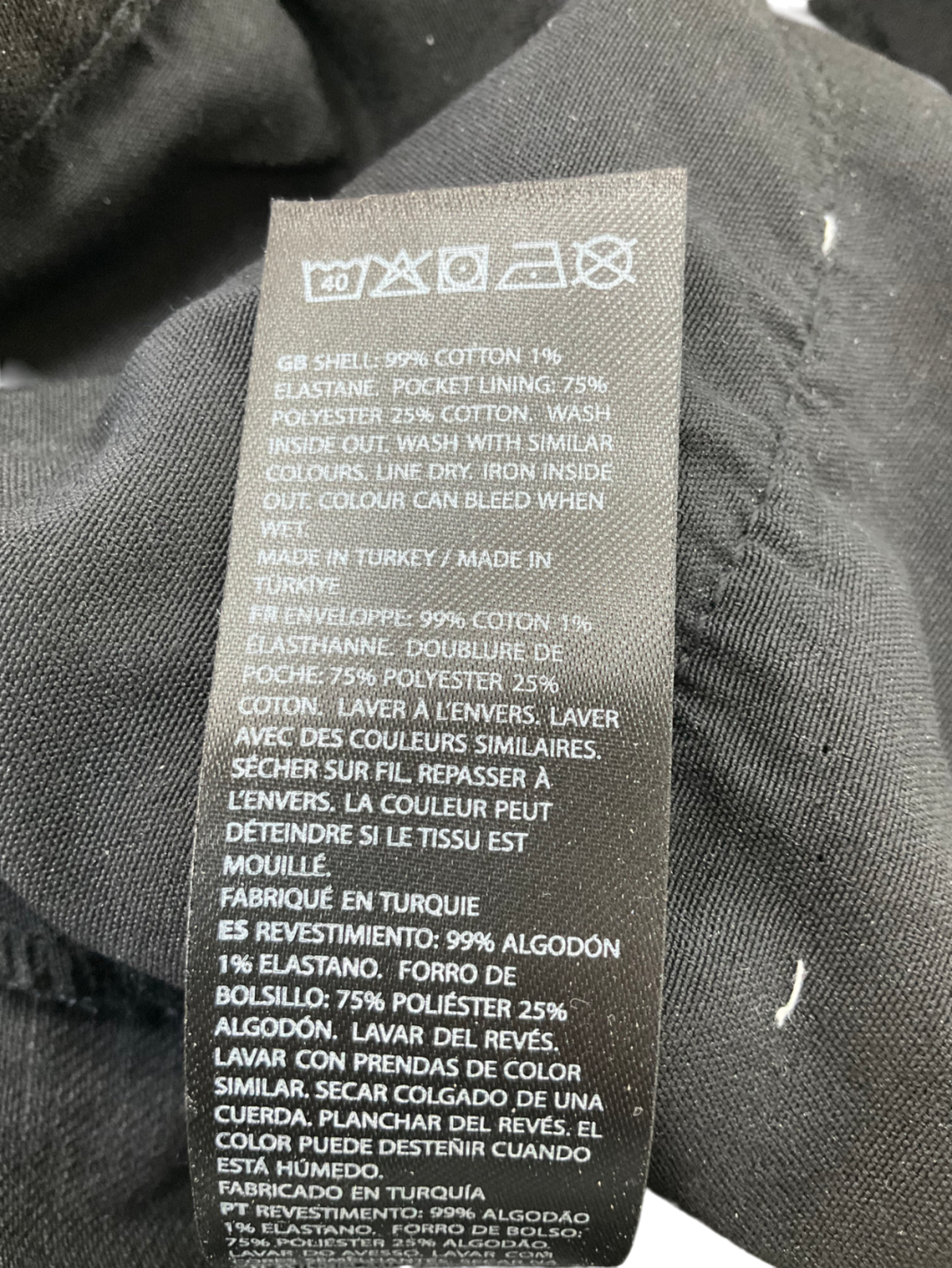 NA-KD Black Wide Leg Jeans UK 8