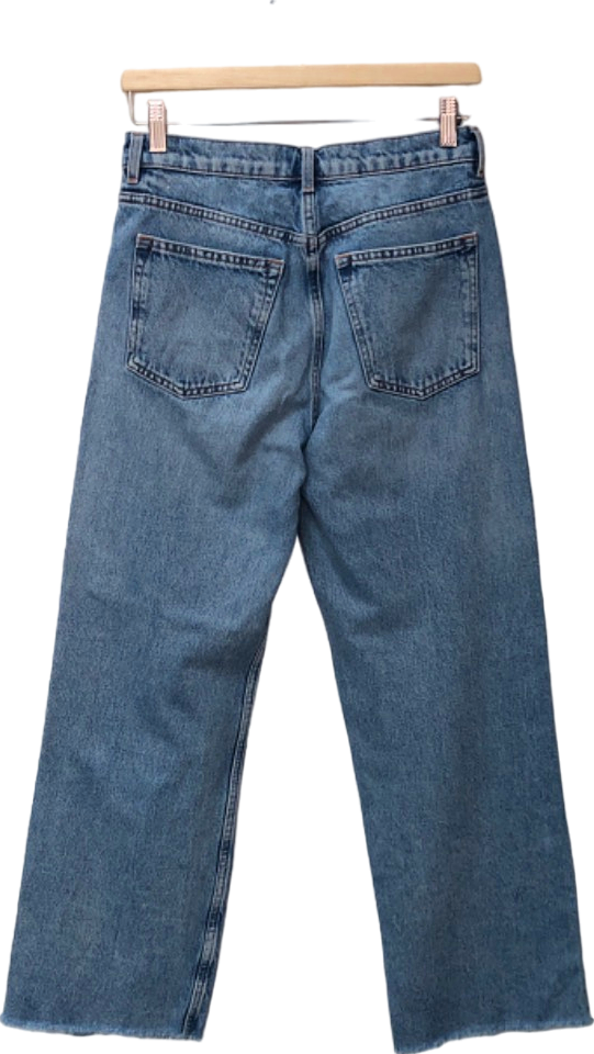 & Other Stories Blue Stockholm Atelier High Waist Jeans UK 10