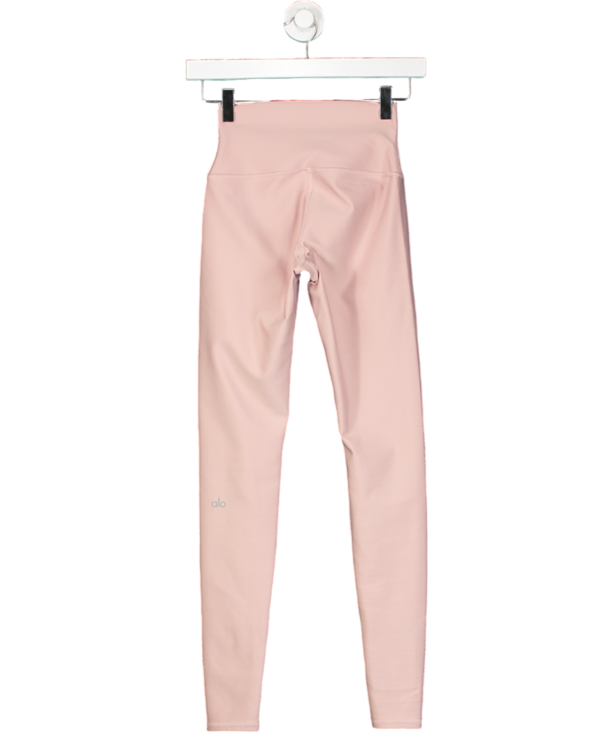 alo yoga Pink High Waist Air Lift Leggings In Sugar Plum UK XS