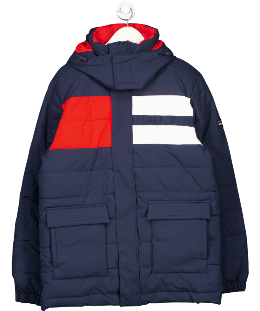 Nautica Blue Ain Padded Jacket UK XL