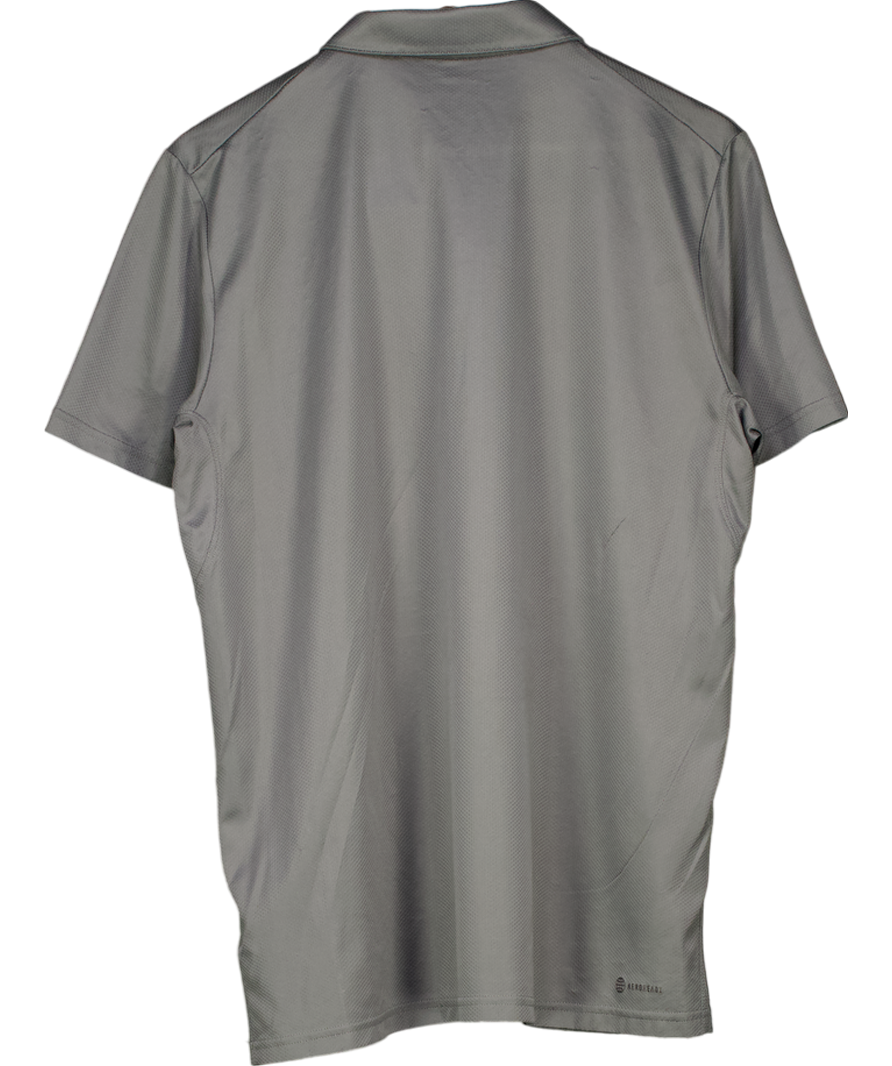 adidas Grey Fab Polo Shirt UK L