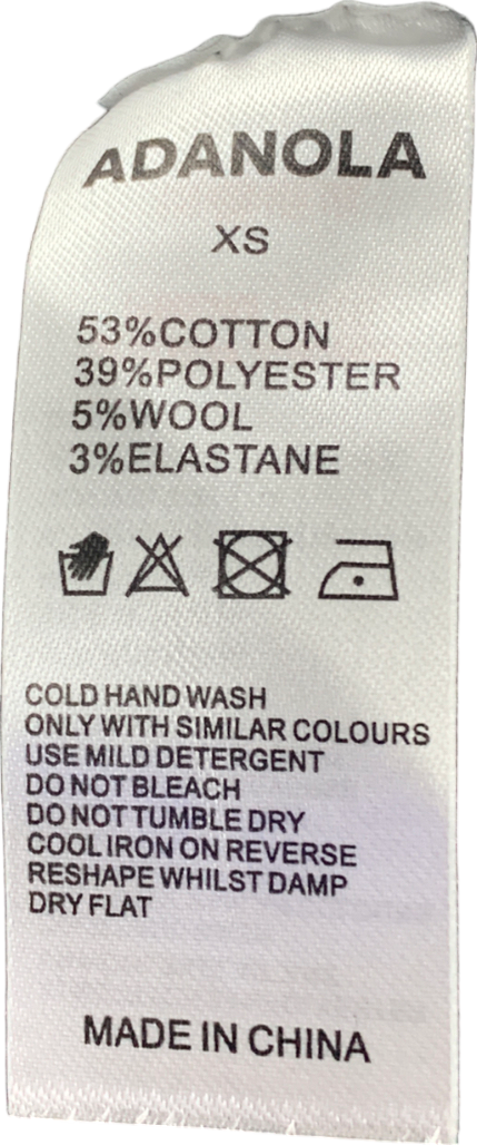 Adanola Grey Knit Bomber Jumper UK XS