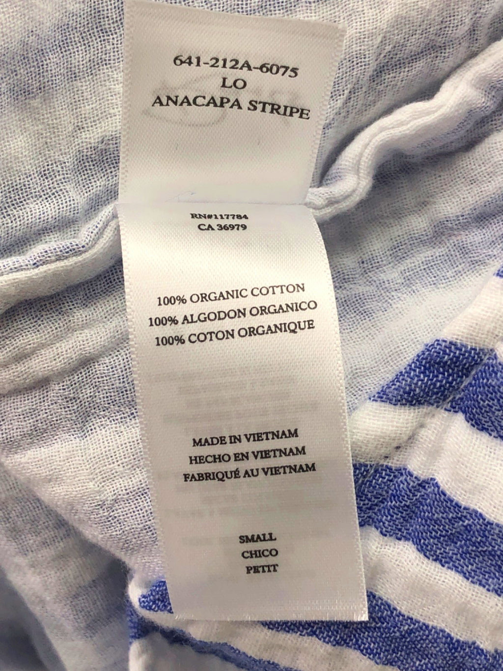 Rails Blue Anacapa Stripe Shirt UK S