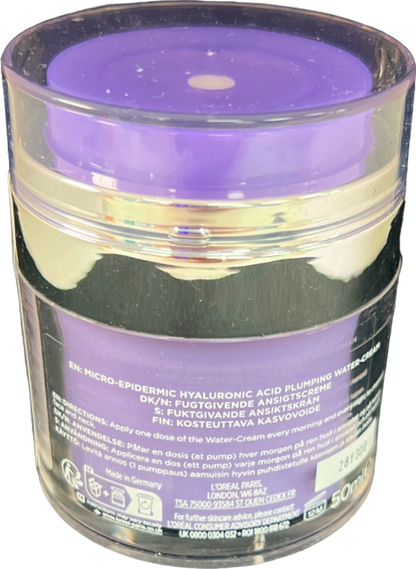 L'Oréal Paris Revitalift Filler Hyaluronic Acid Plumping Water-Cream 50ml