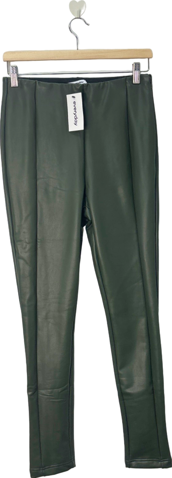 Everyday Black Coated Leggings UK Size 12