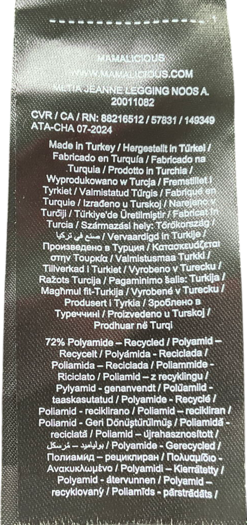 mama;licious Black Mltia Jeanning Legging UK S/M