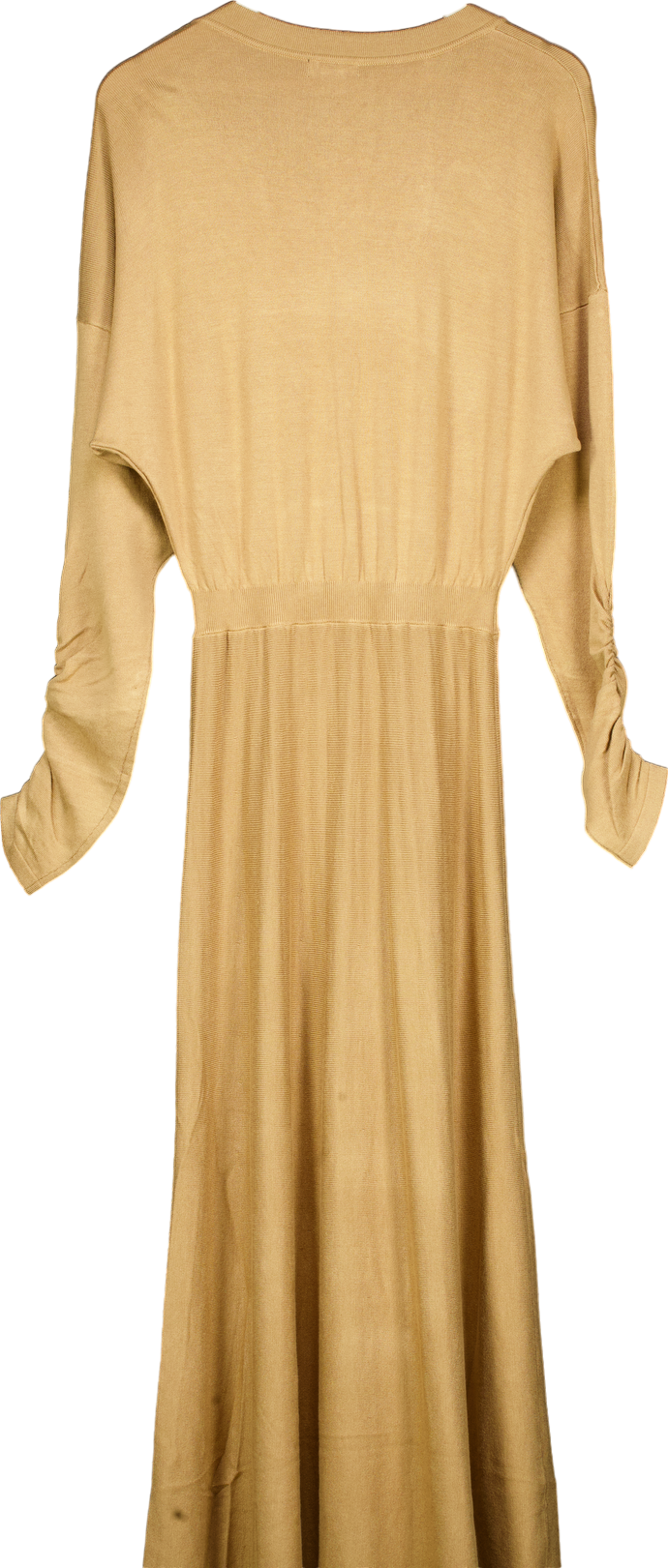 Karen Millen Camel V-Neck Midi Dress M