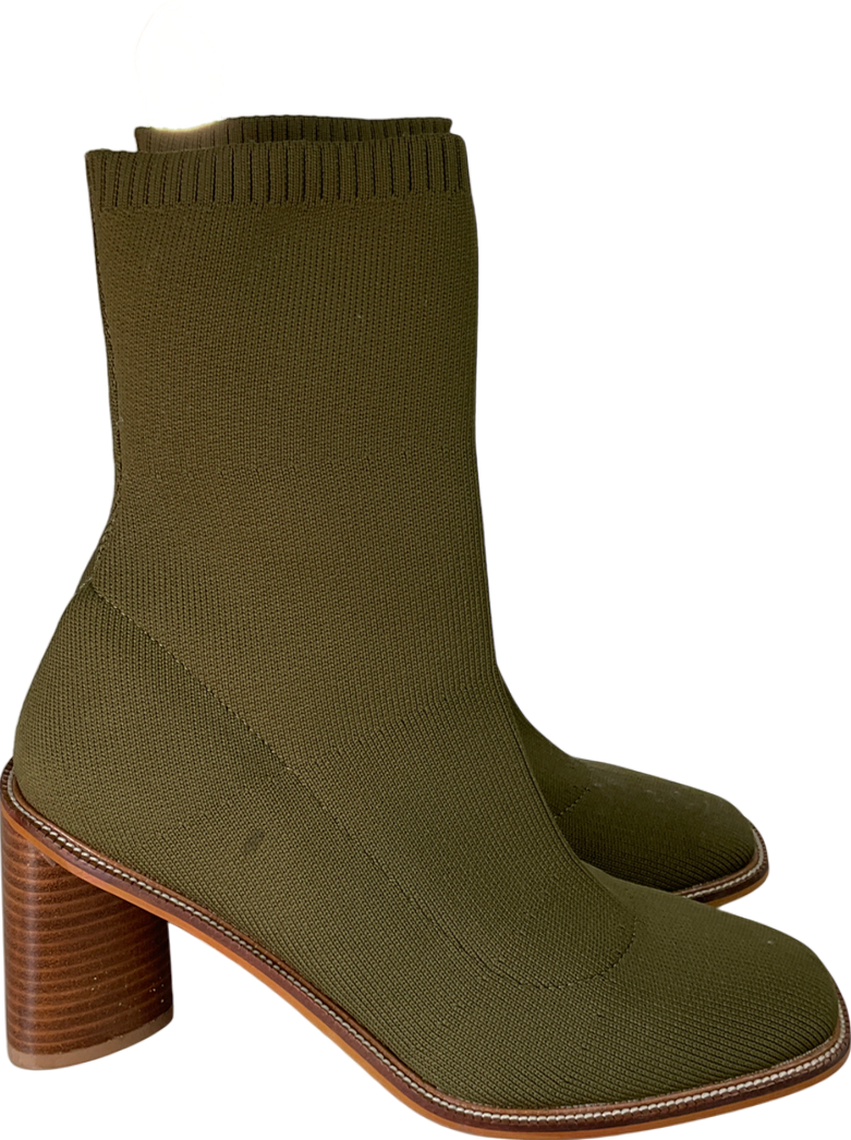 ASOS Green Dolce Vita Alaya Knit Booties UK 7 EU 40 👠