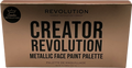 Revolution Sfx Metallic Face Paint Palette 12x 0.03