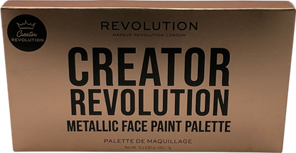 Revolution Sfx Metallic Face Paint Palette 12x 0.03