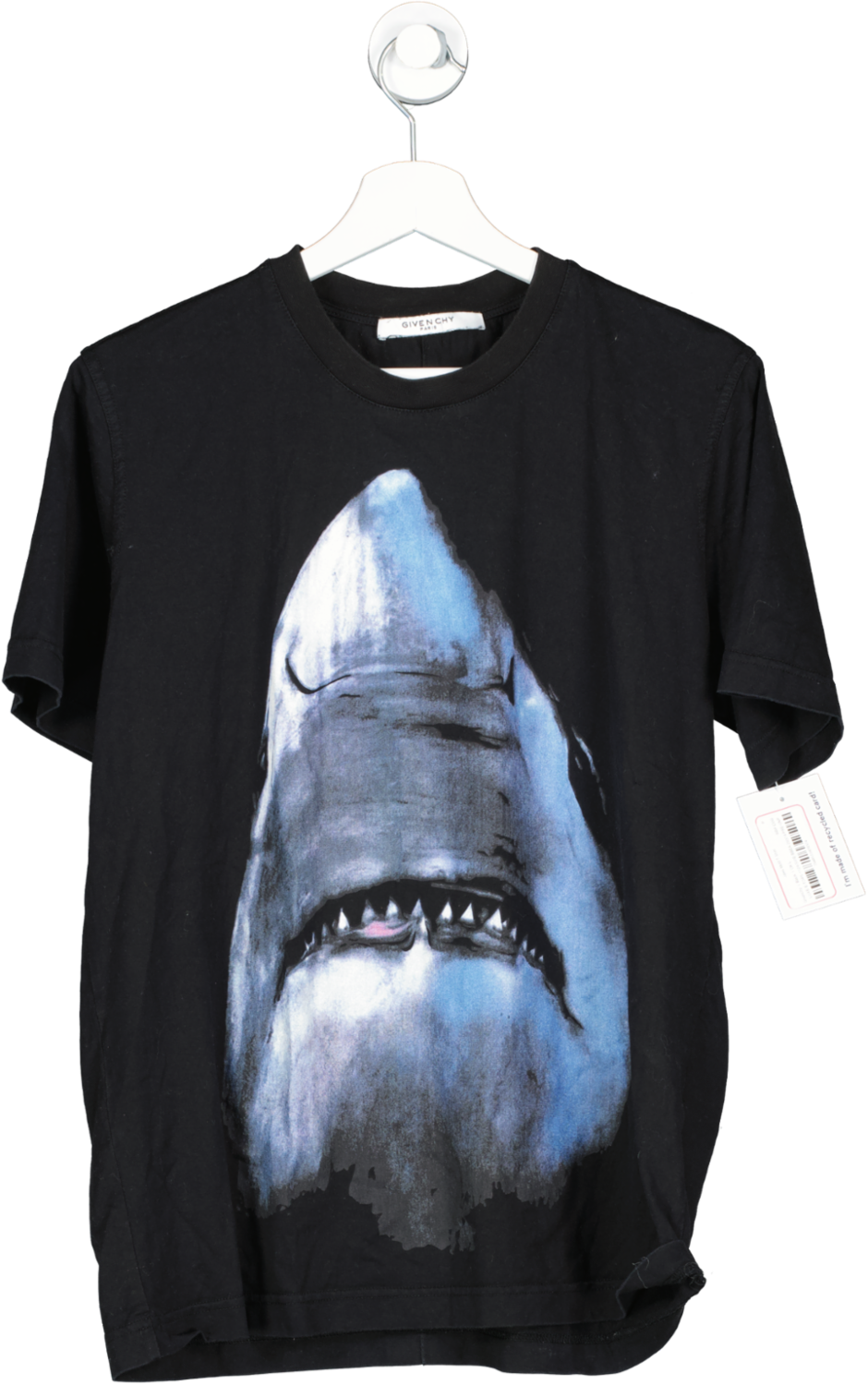 GIvenchy Black Jaws Motif T Shirt UK L