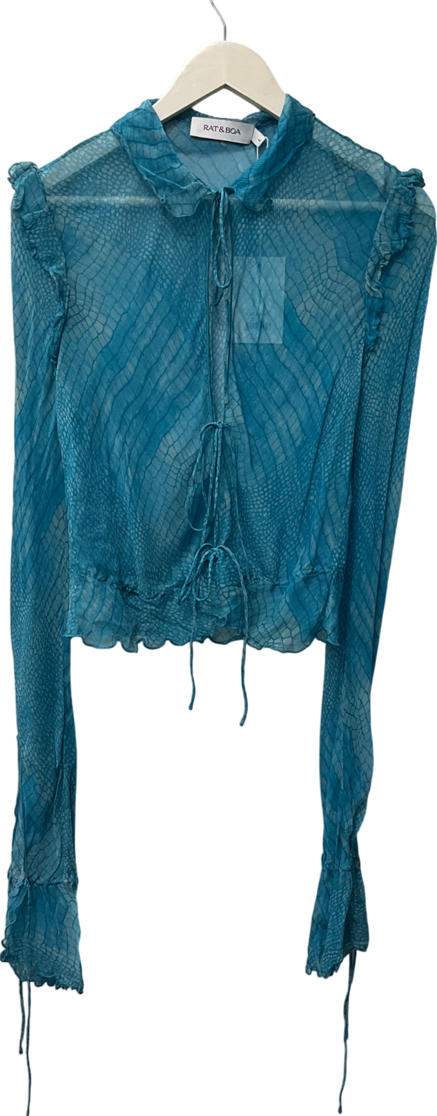 Rat & Boa Blue Havana Top UK L