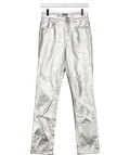 Diesel Metallic Leather Look Trousers W25