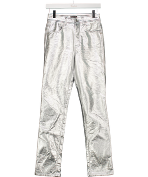Diesel Metallic Leather Look Trousers W25