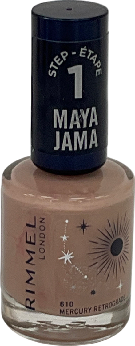 Rimmel Maya Jama Astrology Collection Super Gel Nail Polish Amethyst Energy 610 12ml