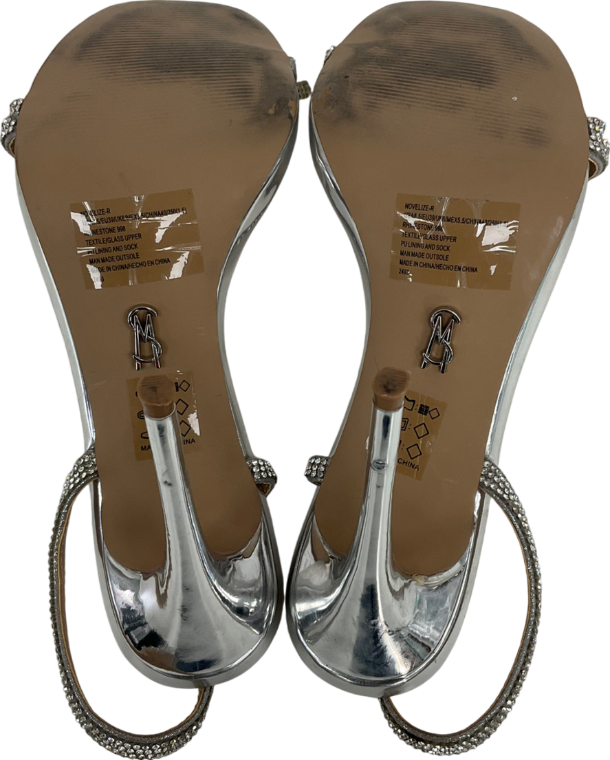 STEVE MADDEN Metallic Novelize Heeled Sandals UK 6 EU 39 👠