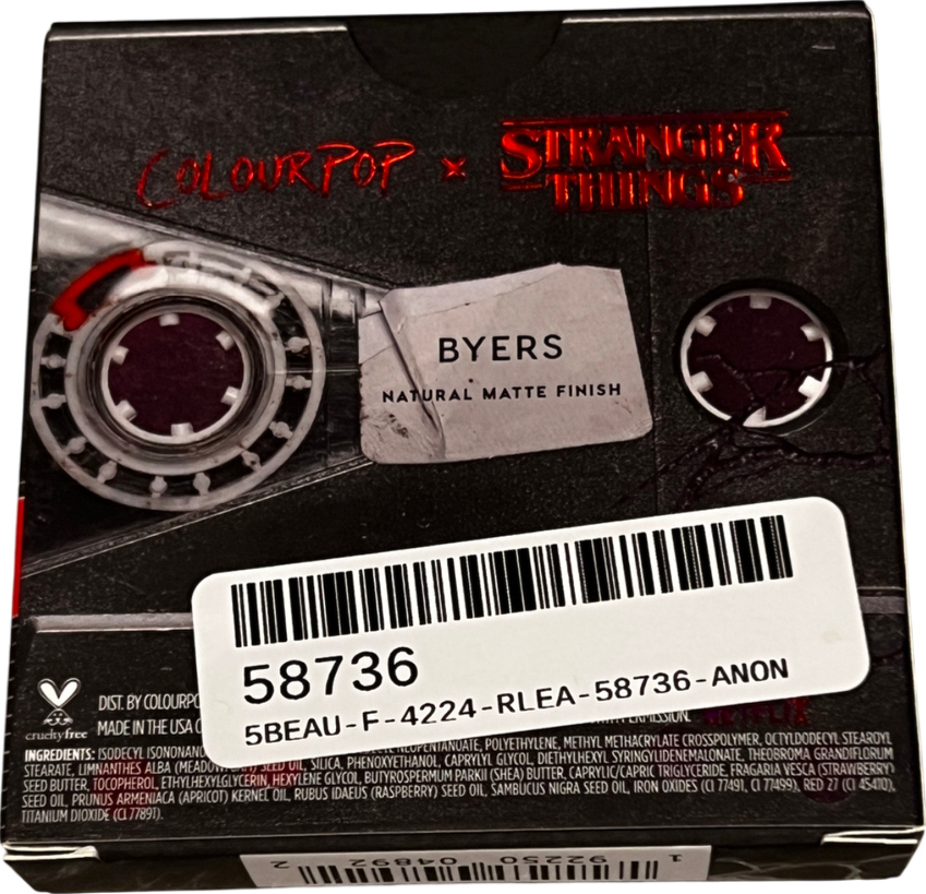 colourpop Crean Blush Stranger Things Instant Crush 5.2