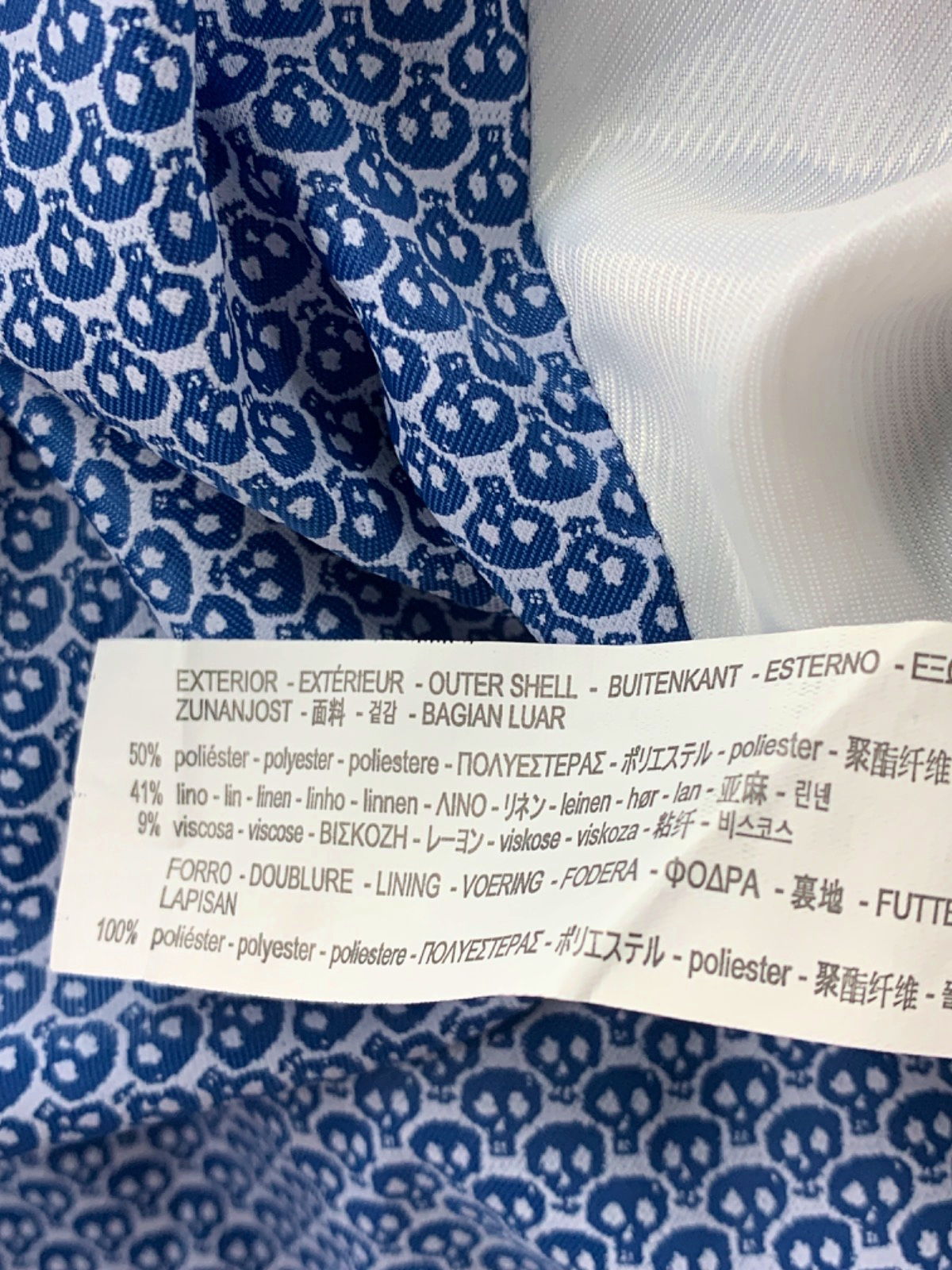 Zara Man Blue Blazer EU 52 UK 42" Chest