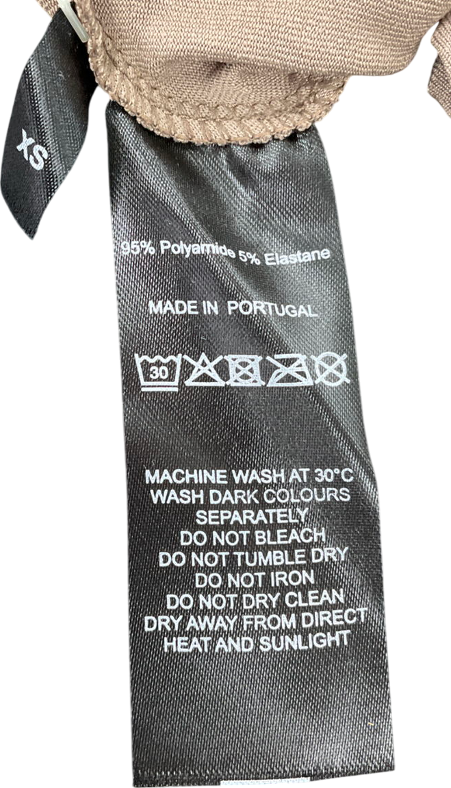 sefi Brown Timeless Zip Jacket - Taupe Gray UK XS