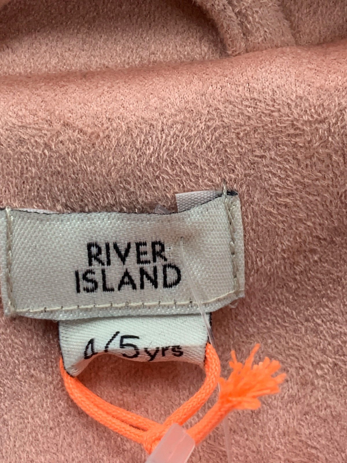 River Island Pink Biker Jacket 4/5 Yrs