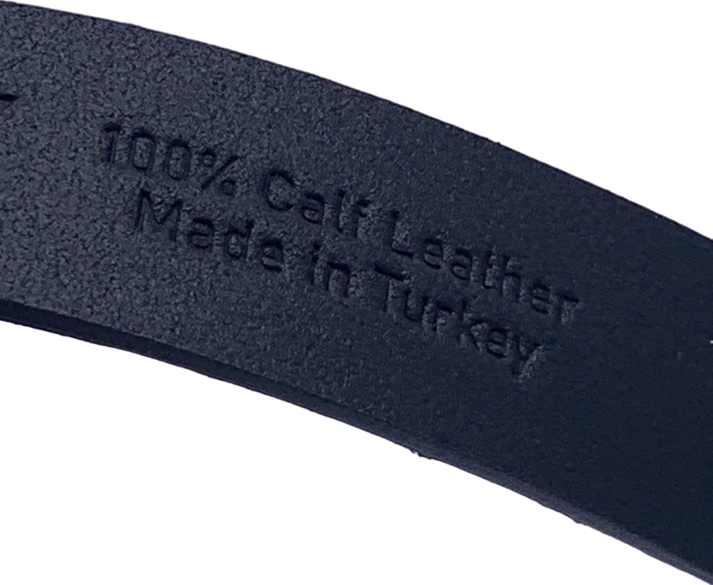 pearled ivory Brown Pony Hair Leather Belt UK S/M