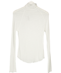 Free People White Make It Easy Thermal Sweatshirt UK M