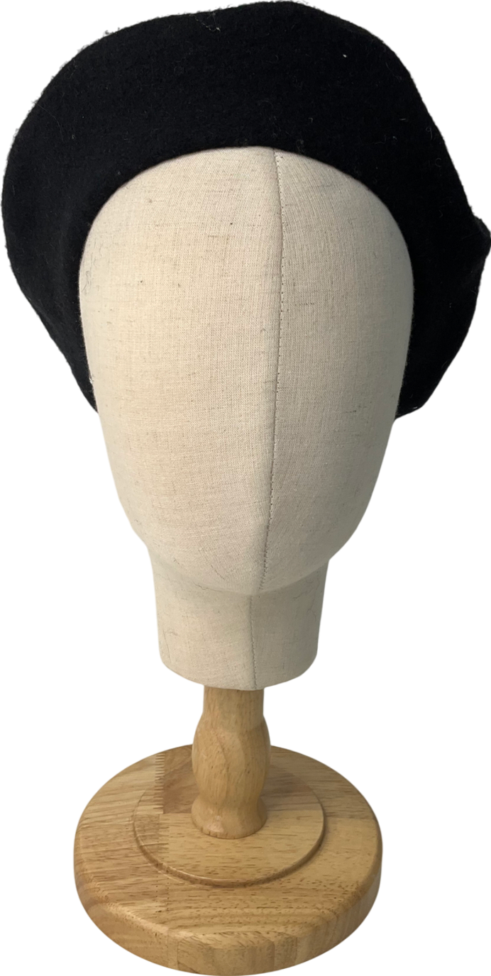 ASOS Wool Beret In Black One Size
