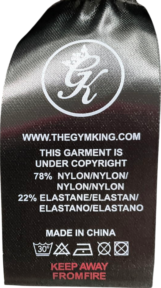 GYM KING Grey Impact 1/4 Zip Crop Top UK 8