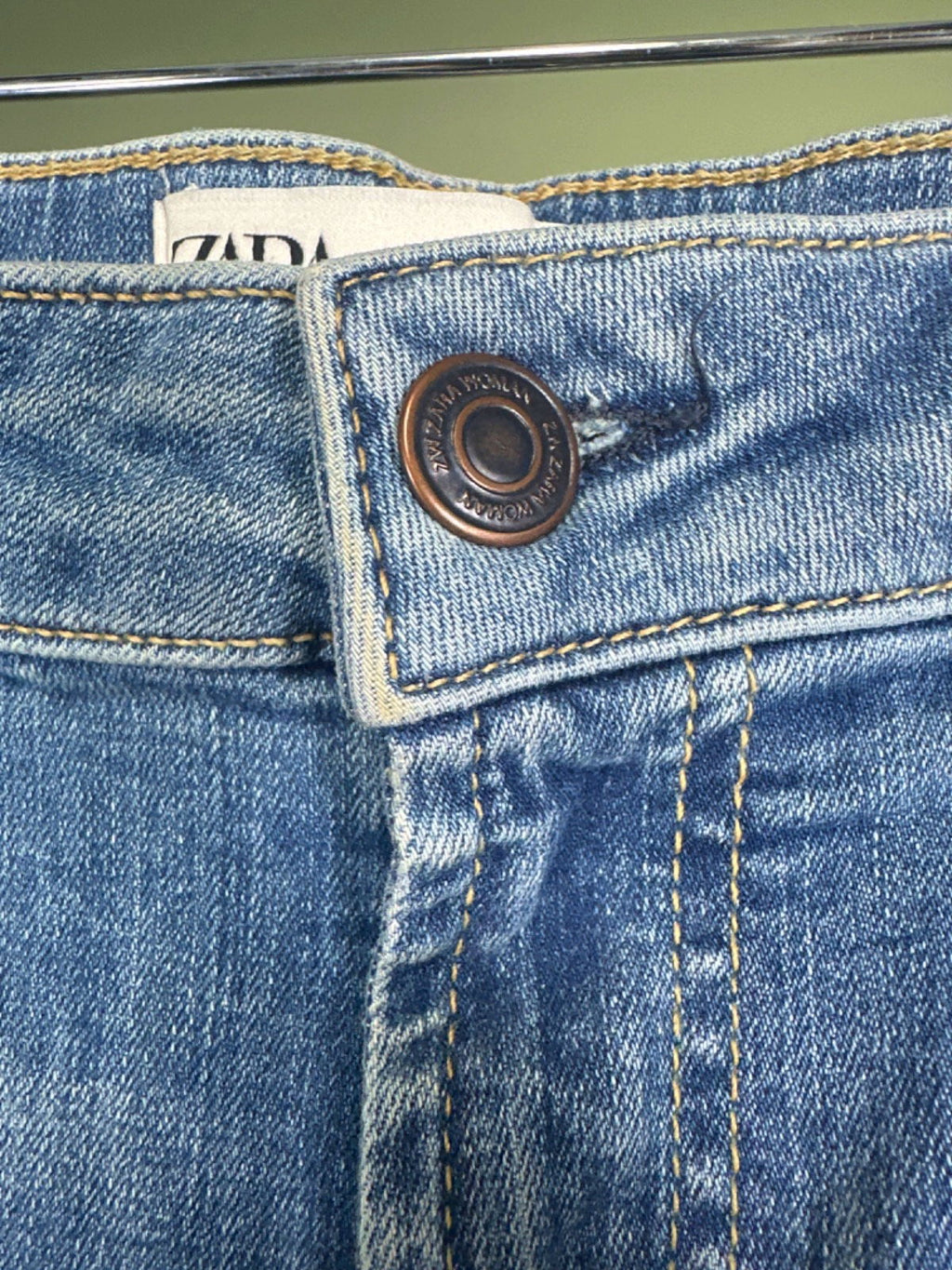 Zara Blue Denim Jeans UK 10