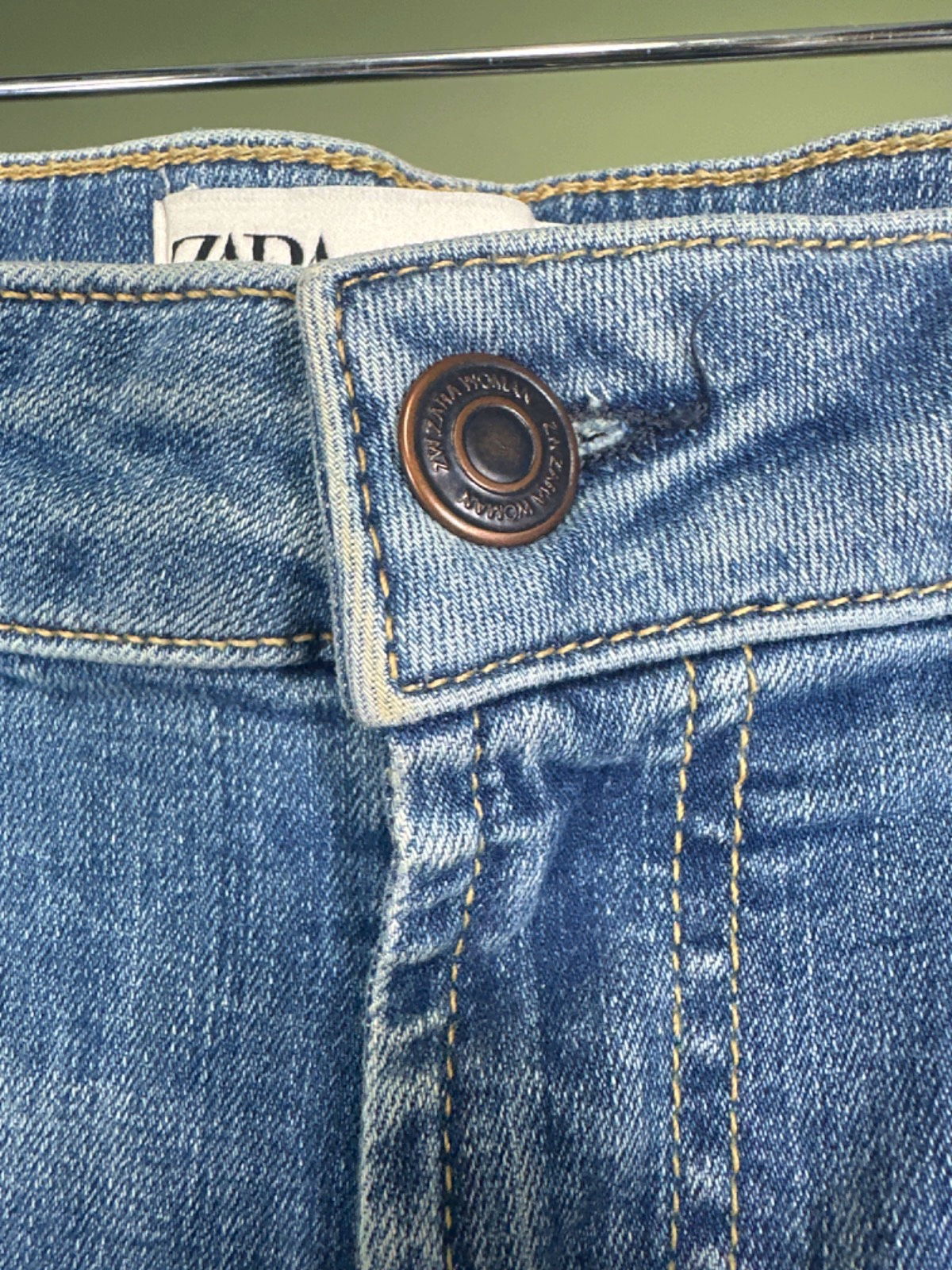 Zara Blue Denim Jeans UK 10